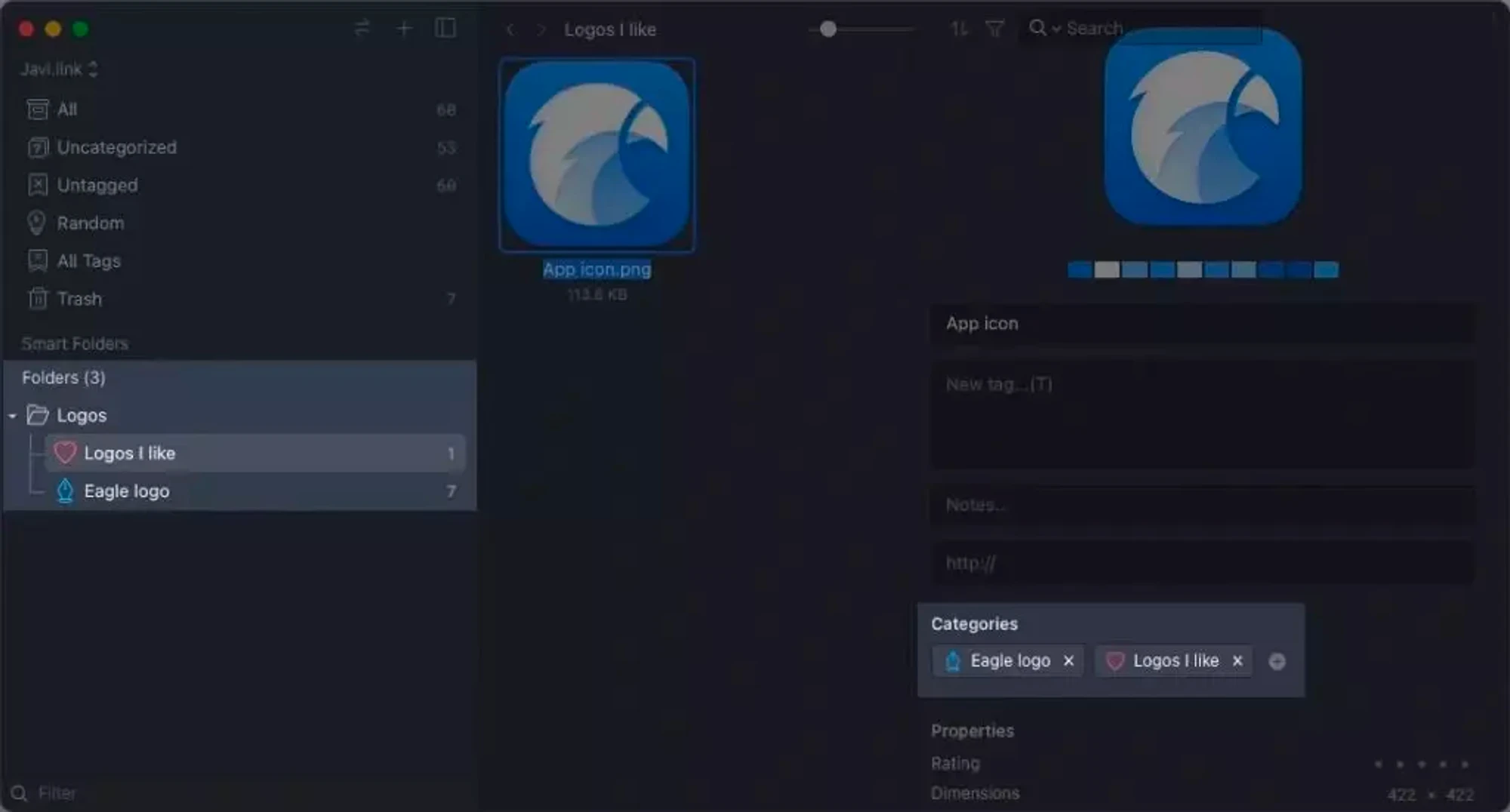 Image from Javier Cristóbal store a file inside as many folders as you want